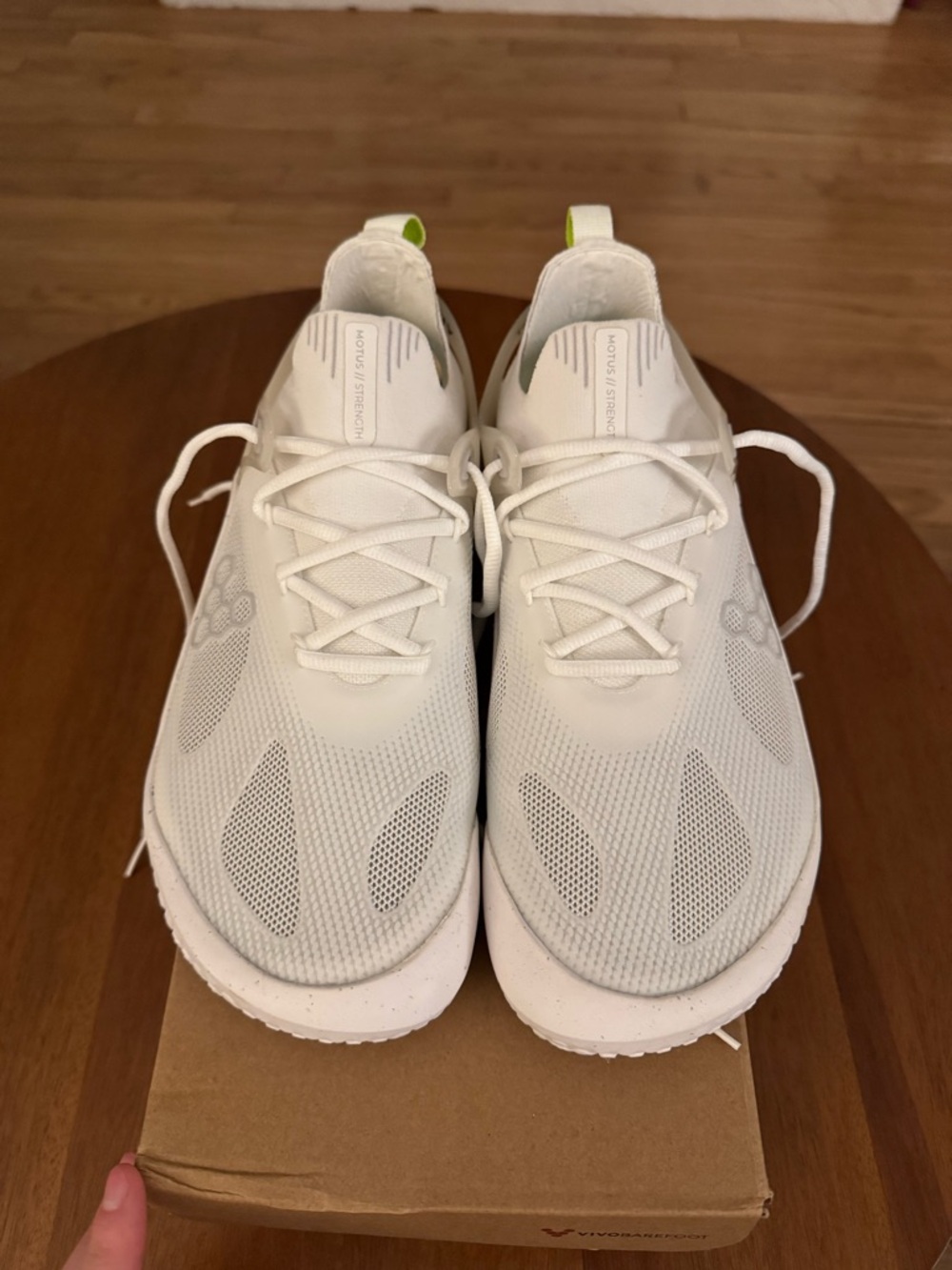 VIVOBAREFOOT Motus Strength White Gym Shoe - brand new, never worn, original box